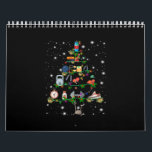 Fitness Lover| Gymnastic Instrument Christmas Tree Calendar<br><div class="desc">Fitness Lover| Gymnastic Instrument Christmas Tree</div>