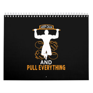Fitness Lover  Jesus Pull Everything Calendar