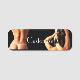 Fitness Model Tanlines Thunder_Cove Name Tag
