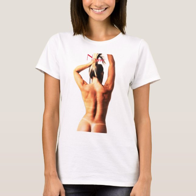 Fitness Model Tanlines Thunder_Cove  T-Shirt (Front)