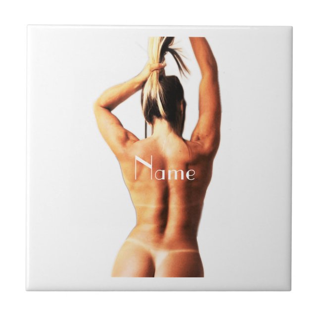 Fitness Model Tanlines Thunder_Cove  Tile (Front)