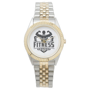 Fitness Motivation Graphic Strong & Active Life Watch