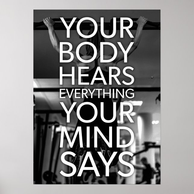 Fitness Motivational Poster (Front)