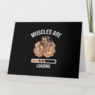 Fitness Muscle Loading Bullock Ox Sport Gym Card