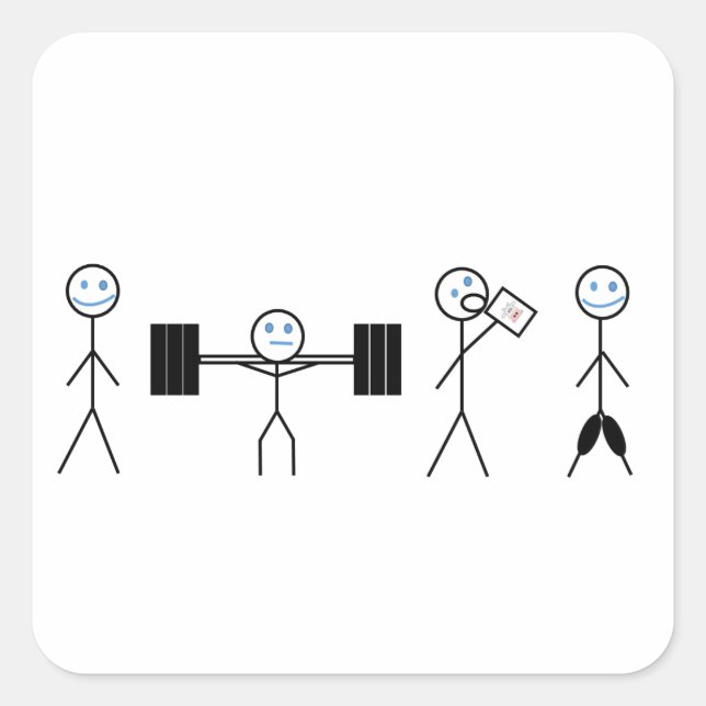 Fitness Personal Trainer Coach Sticker (Front)