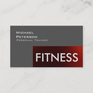 Fitness professionnelle Carte de visite sportif