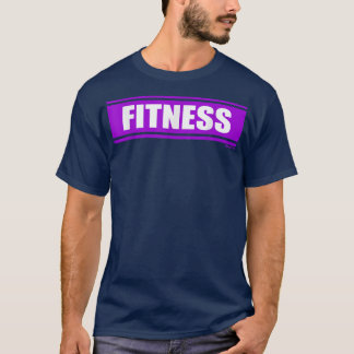 Fitness Purple Gym Fitness Workout Gym Saying Moti T-Shirt