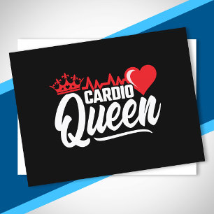 Fitness Quote - Cardio Gym Exercise - Workout Moti Postcard