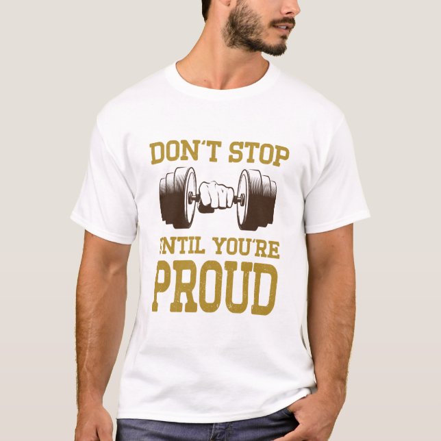 Fitness T-Shirt |Motivational Shirts | Workout (Front)