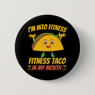Fitness Taco Exercise Gym 2 Inch Round Button