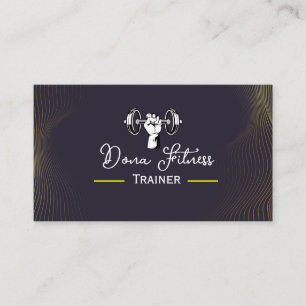 Fitness Trainer Business Card