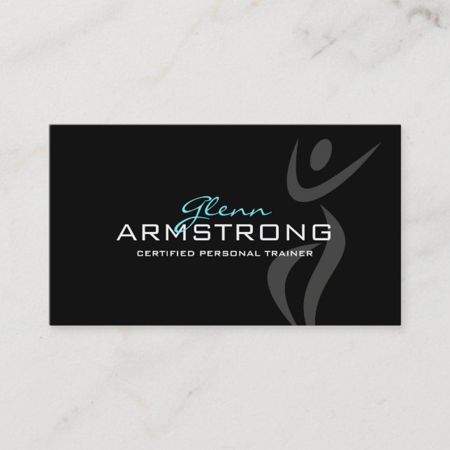 Fitness Trainer - Business Cards (Front)
