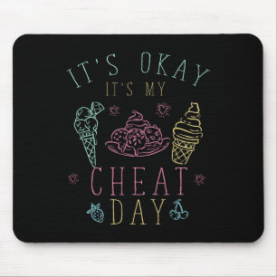 Fitness Trainer Gift Ice Cream Its Okay Its My Che Mouse Pad