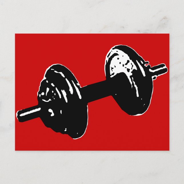 fitness weight postcard (Front)