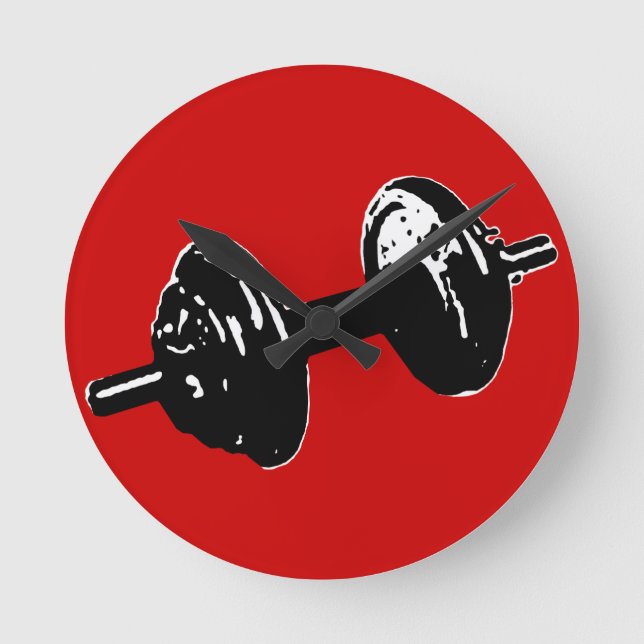 fitness weight round clock (Front)