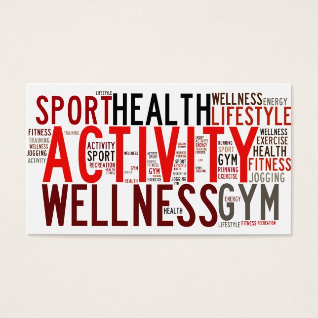 Fitness words (Front)
