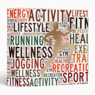 Fitness words binder