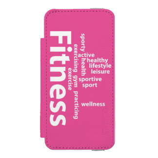 Fitness words incipio watson™ iPhone 5 wallet case