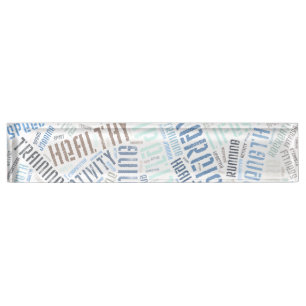 Fitness words nameplate