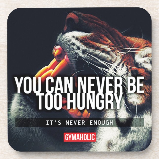 Fitness Workout Gym Motivation Coaster (Front)