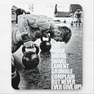 Fitness Workout Gym Motivation Mouse Pad