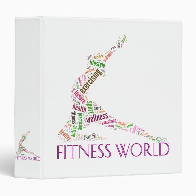 Fitness world binder (Front/Spine)