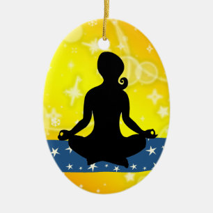 Fitness! Yoga - SRF Ceramic Ornament