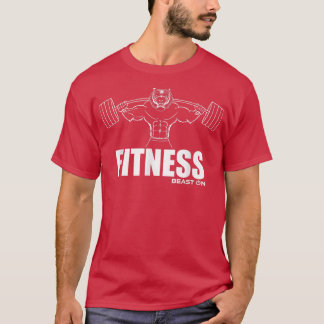 FitnessBeast On TigerGym Motivation Fitness Saying T-Shirt