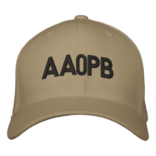 Fitted Hat with Call Sign (Front)