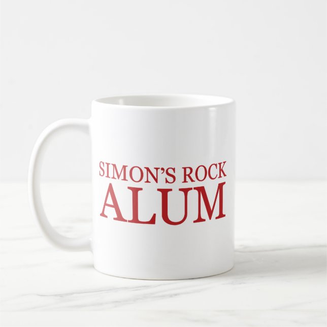 Fitted "SR Alum" & Sapling Tee in Red Coffee Mug (Left)