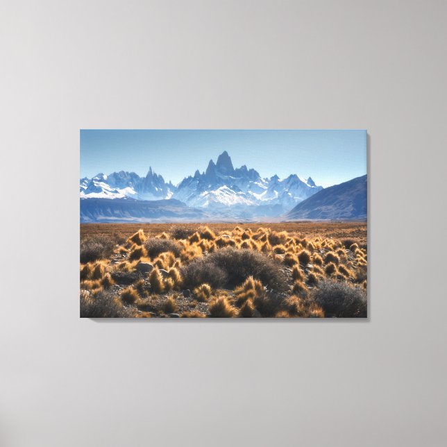Fitz Roy, Patagonia, Argentina Canvas Print (Front)