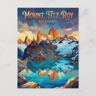 Fitz Roy Trek Argentina Postcard