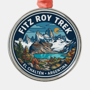 Fitz Roy Trek El Chaltén Argentina Metal Ornament