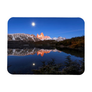 Fitz Roy'S Reflection Magnet