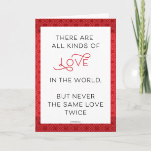 Fitzgerald All Kinds of Love Red Valentine Holiday Card