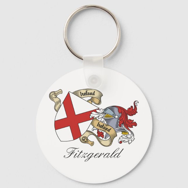 Fitzgerald Family Crest Keychain (Front)