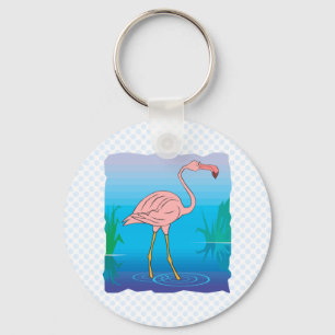 Fitzgerald Flamingo Keychain