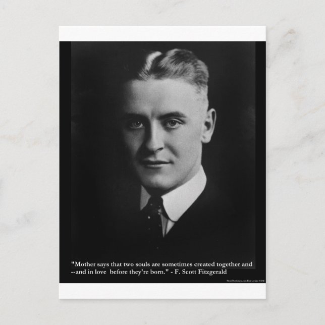 Fitzgerald "Two Souls" & Quote Tees & Gifts Postcard (Front)