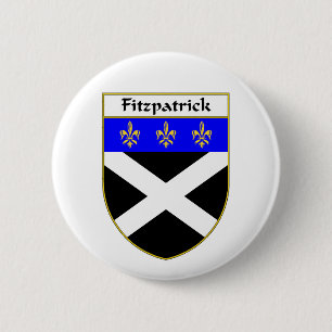 Fitzpatrick Coat of Arms/Family Crest 2 Inch Round Button