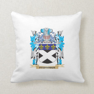 Fitzpatrick Coat of Arms - Family Crest Throw Pillow