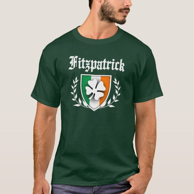 Fitzpatrick Shamrock Crest T-Shirt (Front)