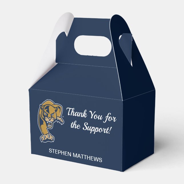 FIU Panthers Graduation Favor Box (Front Side)