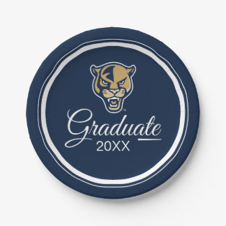 FIU Panthers Graduation Paper Plate