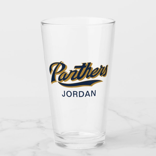 FIU Panthers Script Glass (Front)