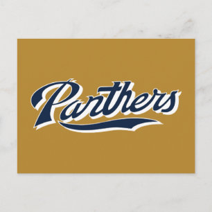 FIU Panthers Script Invitation Postcard