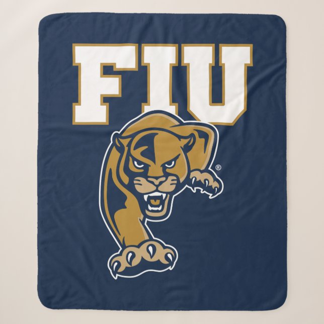 FIU Panthers Sherpa Blanket (Front)