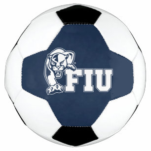 FIU Panthers - White Logo Soccer Ball