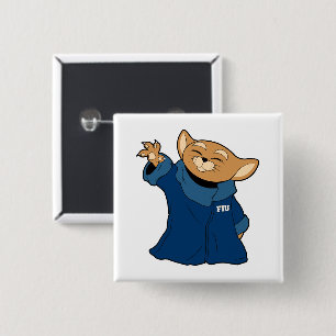 FIU Roary The Child 2 Inch Square Button