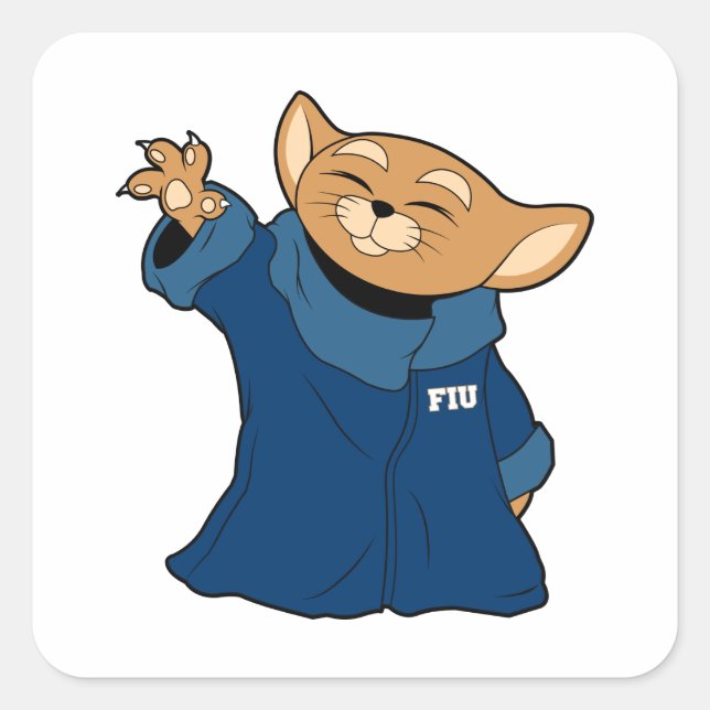 FIU | Roary The Child 2 Square Sticker (Front)