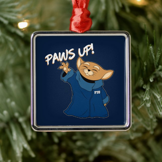 FIU | Roary The Child Metal Ornament (Tree)